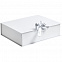 Коробка на лентах Tie Up, белая с логотипом в Балашихе заказать по выгодной цене в кибермаркете AvroraStore