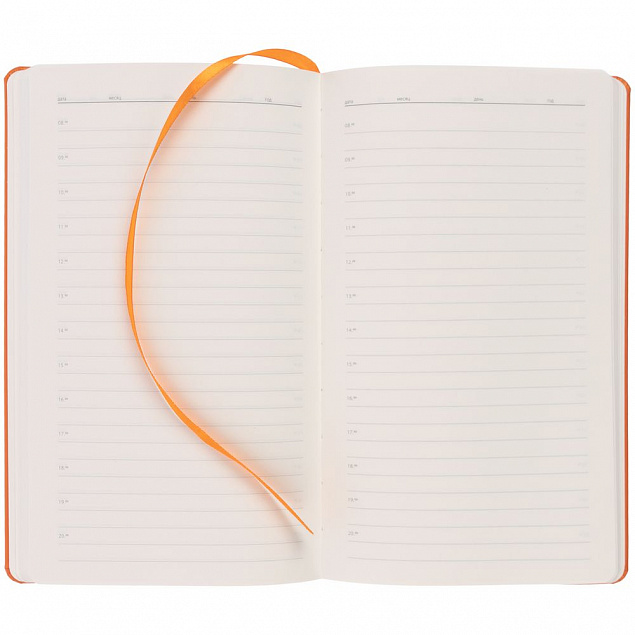 Ежедневник Magnet Shall с ручкой, оранжевый с логотипом в Балашихе заказать по выгодной цене в кибермаркете AvroraStore