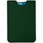 Чехол для карточки Dorset, зеленый с логотипом в Балашихе заказать по выгодной цене в кибермаркете AvroraStore