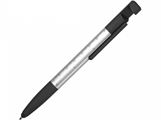 Ручка-стилус металлическая шариковая «Multy» с грипом с логотипом в Балашихе заказать по выгодной цене в кибермаркете AvroraStore