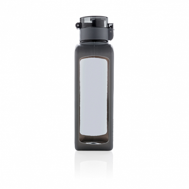 Квадратная вакуумная бутылка для воды, черный с логотипом в Балашихе заказать по выгодной цене в кибермаркете AvroraStore