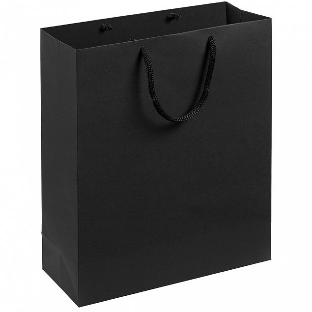 Пакет Wide, черный с логотипом в Балашихе заказать по выгодной цене в кибермаркете AvroraStore