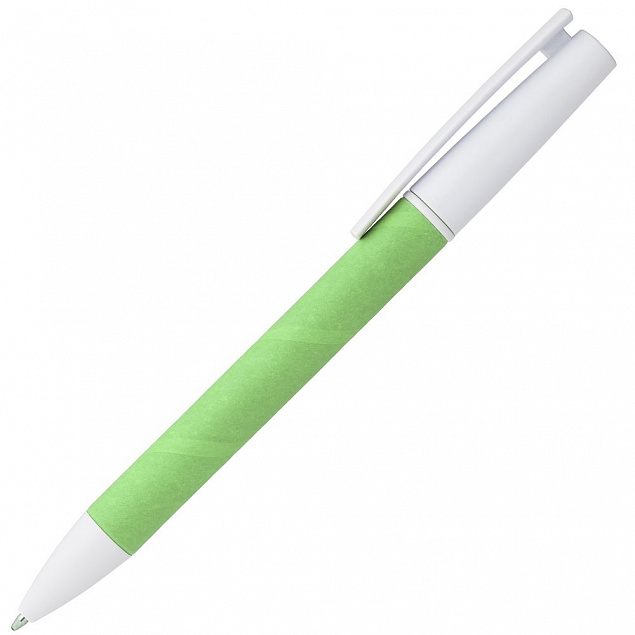 Ручка шариковая Pinokio, зеленая с логотипом в Балашихе заказать по выгодной цене в кибермаркете AvroraStore