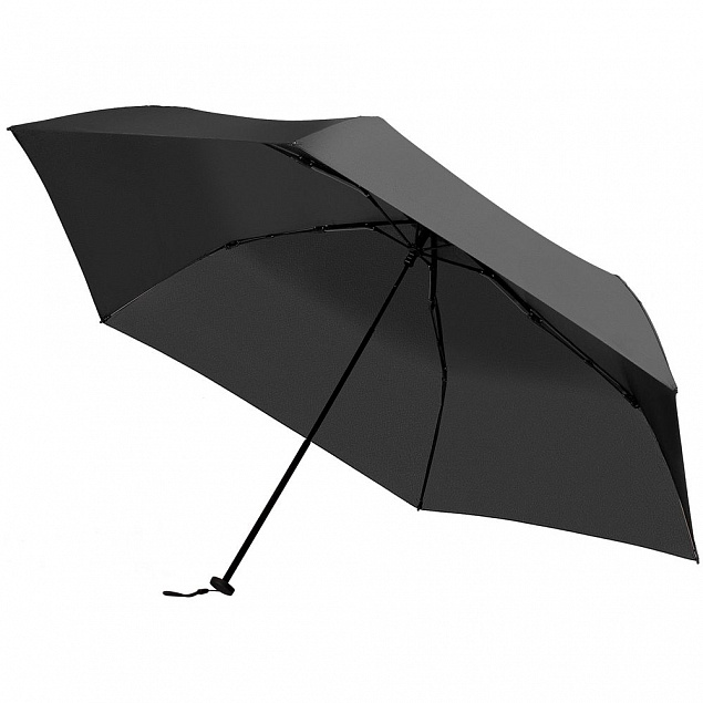 Зонт складной Luft Trek, черный с логотипом в Балашихе заказать по выгодной цене в кибермаркете AvroraStore