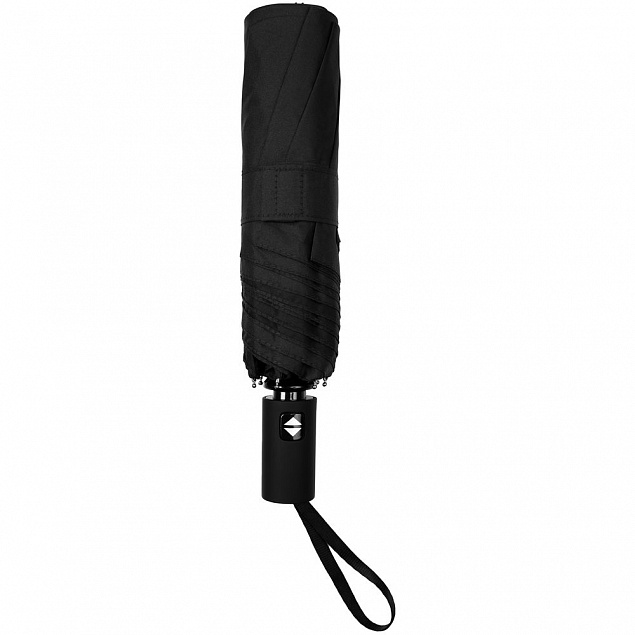Зонт складной Trend Magic AOC, черный с логотипом в Балашихе заказать по выгодной цене в кибермаркете AvroraStore