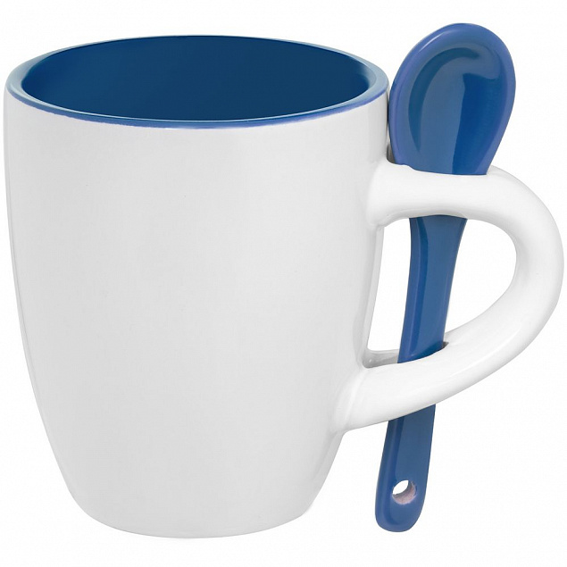 Набор для кофе Pairy, синий с логотипом в Балашихе заказать по выгодной цене в кибермаркете AvroraStore
