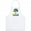 Фартук «На здоровье!», белый с логотипом в Балашихе заказать по выгодной цене в кибермаркете AvroraStore