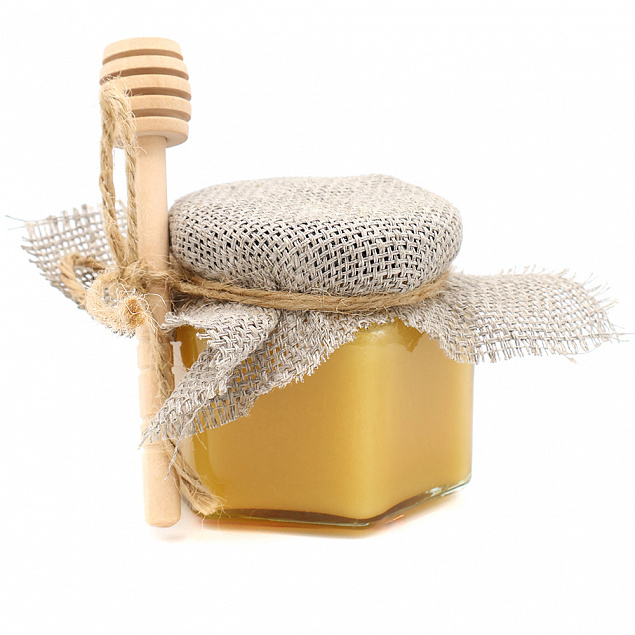 Мед натуральный цветочный с ложкой для меда, 140 г с логотипом в Балашихе заказать по выгодной цене в кибермаркете AvroraStore
