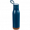 Термобутылка Steady, синяя с логотипом в Балашихе заказать по выгодной цене в кибермаркете AvroraStore