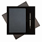 Подарочный набор Star/iP, черный (ежедневник недат А5, ручка) с логотипом в Балашихе заказать по выгодной цене в кибермаркете AvroraStore