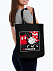 Холщовая сумка «Микки и Минни. Love Forever», черная с логотипом в Балашихе заказать по выгодной цене в кибермаркете AvroraStore