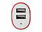 Адаптер автомобильный Pole, красный с логотипом в Балашихе заказать по выгодной цене в кибермаркете AvroraStore