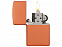 Зажигалка ZIPPO Classic с покрытием Orange Matte с логотипом в Балашихе заказать по выгодной цене в кибермаркете AvroraStore