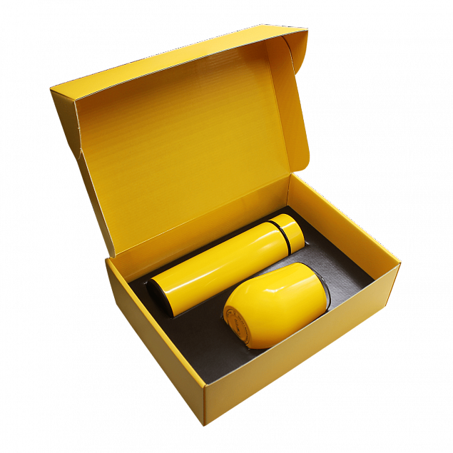 Набор Hot Box C yellow B (желтый) с логотипом в Балашихе заказать по выгодной цене в кибермаркете AvroraStore