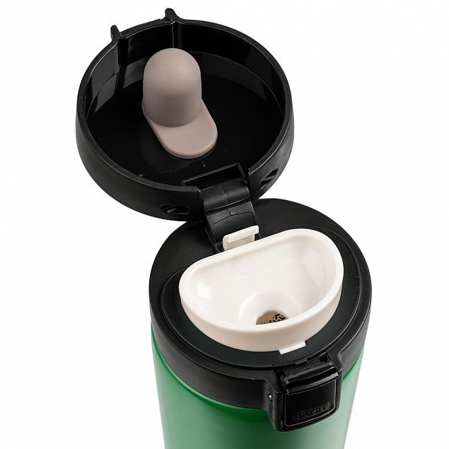 Термостакан No Leak Infuser, зеленый с логотипом в Балашихе заказать по выгодной цене в кибермаркете AvroraStore