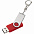 Флешка Twist, красная, 16 Гб с логотипом в Балашихе заказать по выгодной цене в кибермаркете AvroraStore