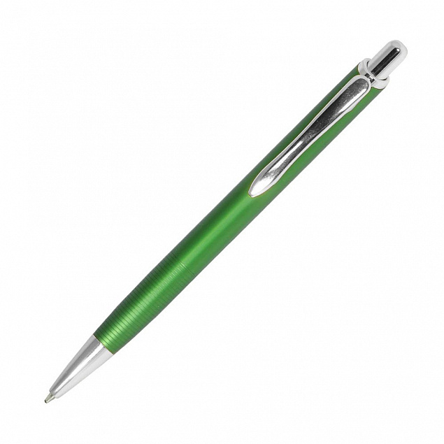 Шариковая ручка Cardin, зеленая/хром с логотипом в Балашихе заказать по выгодной цене в кибермаркете AvroraStore