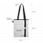 Шоппер Superbag Bubble (белый с черным) с логотипом в Балашихе заказать по выгодной цене в кибермаркете AvroraStore