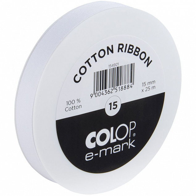 Лента Colop E-mark 15, белая с логотипом в Балашихе заказать по выгодной цене в кибермаркете AvroraStore