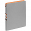 Ежедневник Flexpen, недатированный, серебристо-оранжевый с логотипом в Балашихе заказать по выгодной цене в кибермаркете AvroraStore