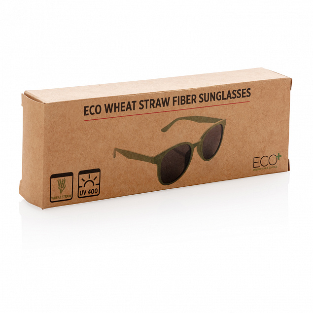 Солнцезащитные очки ECO, зеленый с логотипом в Балашихе заказать по выгодной цене в кибермаркете AvroraStore
