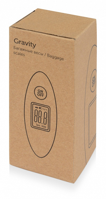 Багажные весы с покрытием soft-touch Gravity с логотипом в Балашихе заказать по выгодной цене в кибермаркете AvroraStore