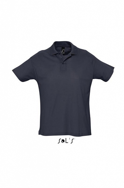 Джемпер (рубашка-поло) SUMMER II мужская,Темно-синий L с логотипом в Балашихе заказать по выгодной цене в кибермаркете AvroraStore