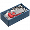 Коробка флешки Minne, синяя с логотипом в Балашихе заказать по выгодной цене в кибермаркете AvroraStore