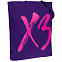 Холщовая сумка «ХЗ», фиолетовая с логотипом в Балашихе заказать по выгодной цене в кибермаркете AvroraStore