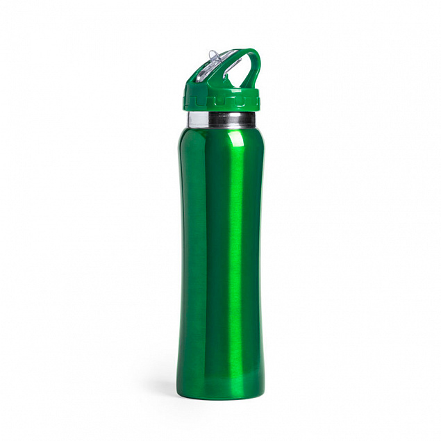 Бутылка для воды SMALY с трубочкой, нержавеющая сталь с логотипом в Балашихе заказать по выгодной цене в кибермаркете AvroraStore