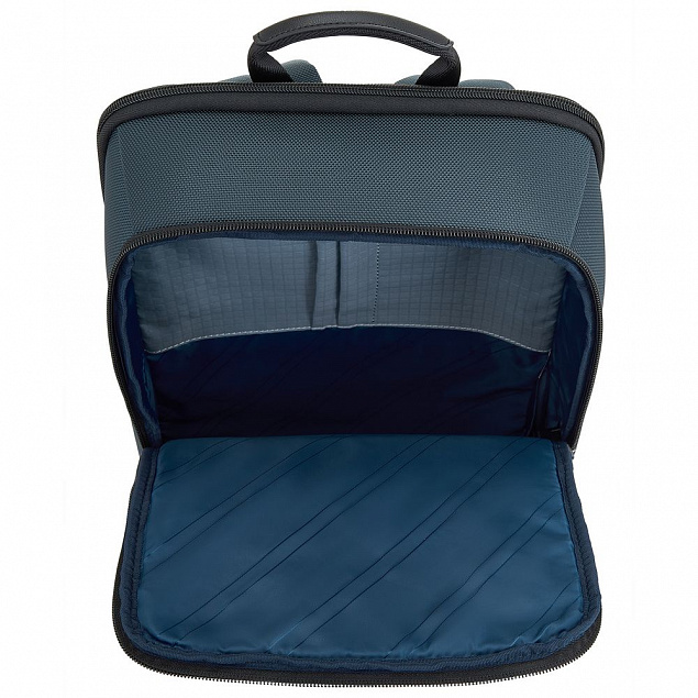 Рюкзак для ноутбука Santiago Nylon, синий с логотипом в Балашихе заказать по выгодной цене в кибермаркете AvroraStore