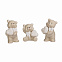 Набор миниатюр "Плюшевые мишки" (3 штуки) с логотипом в Балашихе заказать по выгодной цене в кибермаркете AvroraStore