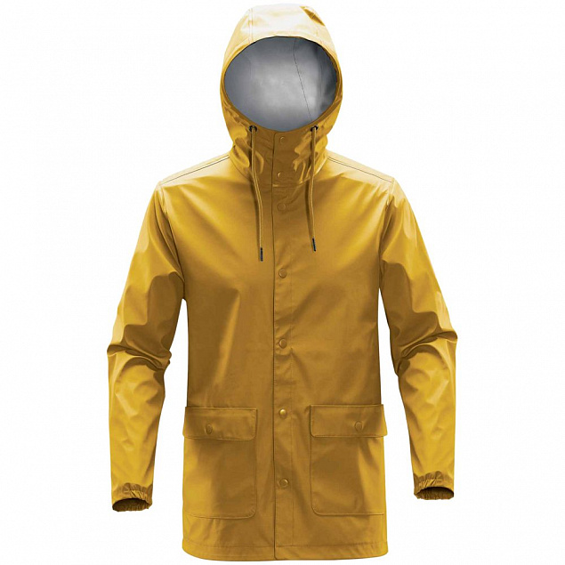 Дождевик мужской Squall, желтый с логотипом в Балашихе заказать по выгодной цене в кибермаркете AvroraStore