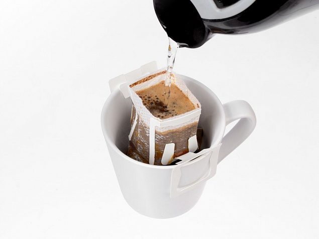 Кофе в дрип-пакете Drip Tip, Бразилия Сантос с логотипом в Балашихе заказать по выгодной цене в кибермаркете AvroraStore
