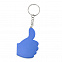 Брелок-рулетка "Класс!", синий с логотипом в Балашихе заказать по выгодной цене в кибермаркете AvroraStore