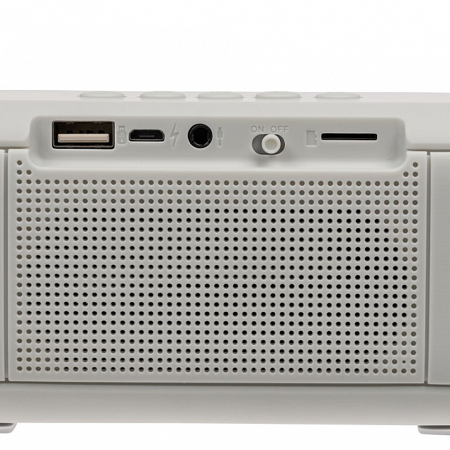 Беспроводная стереоколонка Uniscend Roombox, светло-серая с логотипом в Балашихе заказать по выгодной цене в кибермаркете AvroraStore