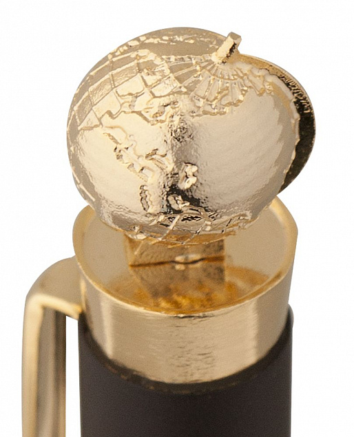 Ручка шариковая Globe Golden Top с логотипом в Балашихе заказать по выгодной цене в кибермаркете AvroraStore