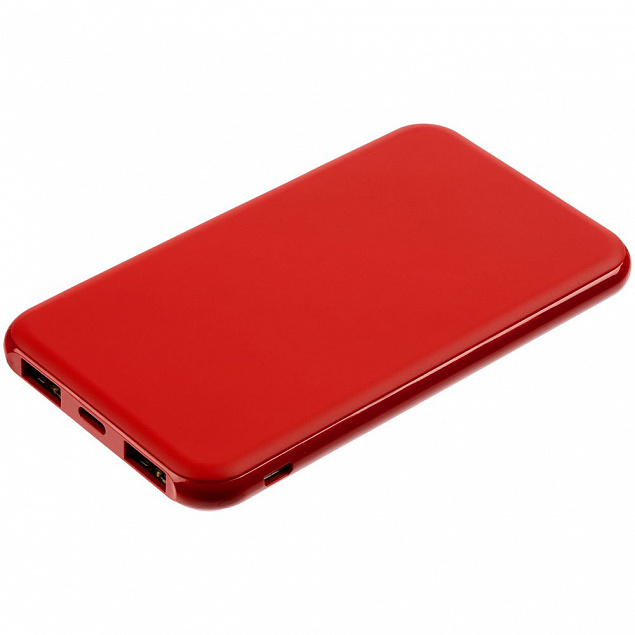 Aккумулятор Uniscend Half Day Type-C 5000 мAч, красный с логотипом в Балашихе заказать по выгодной цене в кибермаркете AvroraStore