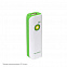 Внешний аккумулятор, Aster PB, 2000 mAh, белый/зеленый, транзитная упаковка с логотипом в Балашихе заказать по выгодной цене в кибермаркете AvroraStore