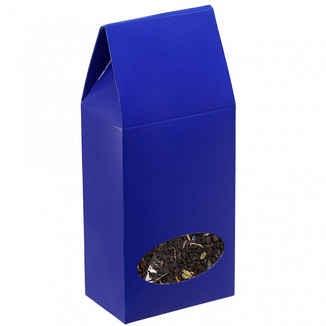 Коробка с окном English Breakfast, серебристая с логотипом в Балашихе заказать по выгодной цене в кибермаркете AvroraStore