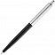 Ручка шариковая Senator Point Metal, черная с логотипом в Балашихе заказать по выгодной цене в кибермаркете AvroraStore