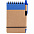 Блокнот на кольцах Eco Note с ручкой, красный с логотипом в Балашихе заказать по выгодной цене в кибермаркете AvroraStore