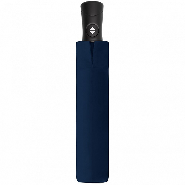 Складной зонт Fiber Magic Superstrong, темно-синий с логотипом в Балашихе заказать по выгодной цене в кибермаркете AvroraStore