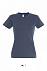 Фуфайка (футболка) IMPERIAL женская,Синий джинc L с логотипом в Балашихе заказать по выгодной цене в кибермаркете AvroraStore