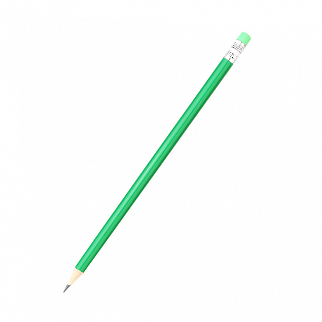 Карандаш Largo с цветным корпусом - Зеленый FF с логотипом в Балашихе заказать по выгодной цене в кибермаркете AvroraStore