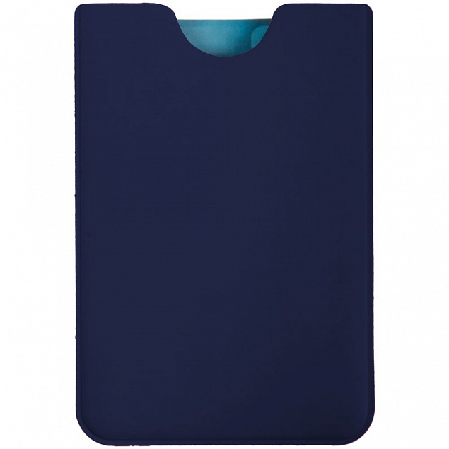 Чехол для карточки Dorset, синий с логотипом в Балашихе заказать по выгодной цене в кибермаркете AvroraStore