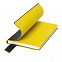 Бизнес-блокнот "Trendi", 130*210 мм, черно-желтый, мягкая обложка, в линейку с логотипом в Балашихе заказать по выгодной цене в кибермаркете AvroraStore