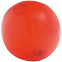 Надувной пляжный мяч Sun and Fun, полупрозрачный красный с логотипом в Балашихе заказать по выгодной цене в кибермаркете AvroraStore