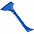 Скребок-водосгон Water Low, синий с логотипом в Балашихе заказать по выгодной цене в кибермаркете AvroraStore