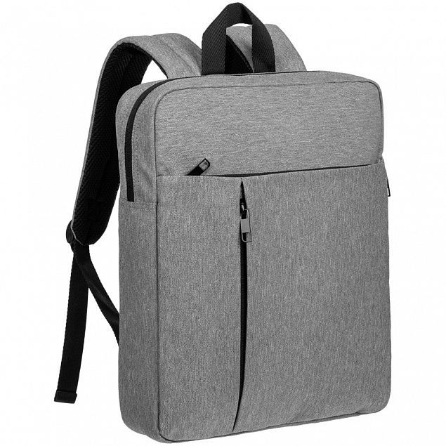 Рюкзак для ноутбука Burst Oneworld, серый с логотипом в Балашихе заказать по выгодной цене в кибермаркете AvroraStore